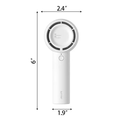 Mini Bladeless Handheld Fan - USB Rechargeable & Portable