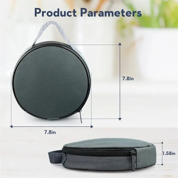Round Insulated Bag for Outdoor Travel