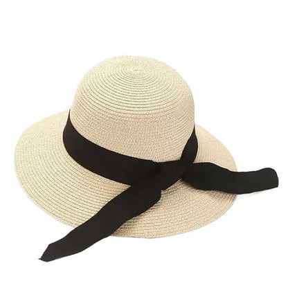 Fashionable Wide Brim Straw Hat for Travel & Outdoors