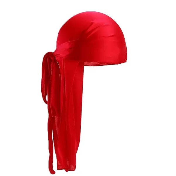 Adjustable Satin Pirate Headscarf - Lightweight & Silky