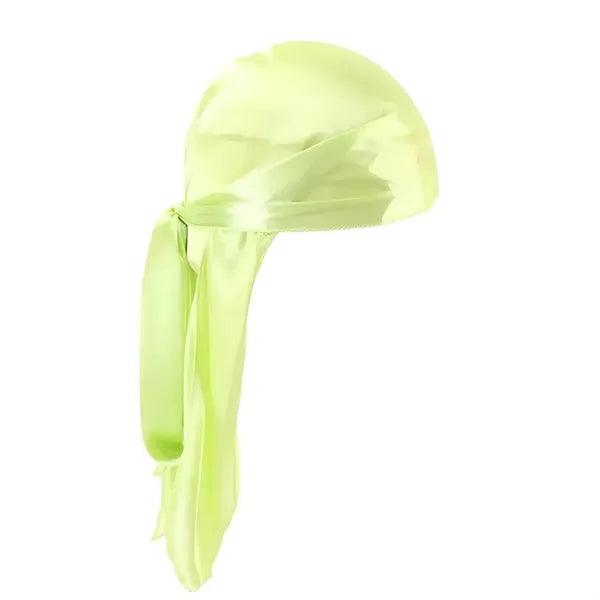 Adjustable Satin Pirate Headscarf - Lightweight & Silky