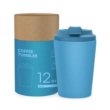12oz Portable Flip Cover Stainless Steel Insulated Tumbler