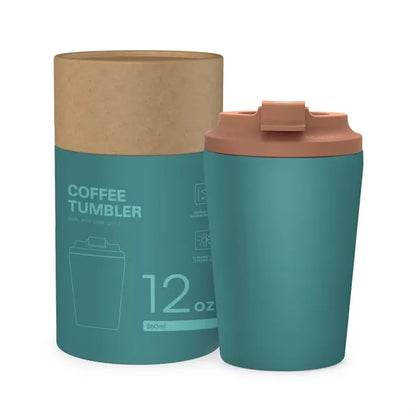 12oz Portable Flip Cover Stainless Steel Insulated Tumbler