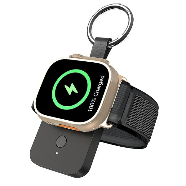 1000mAh Magnetic Wireless Power Bank Keychain for Watches