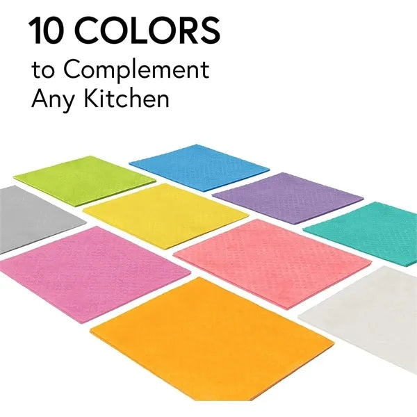 Super Absorbent Swedish Dishcloth set-10pc