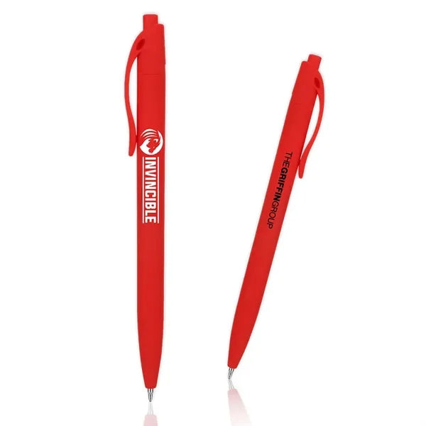 Rubberized Barrel Sleek Write Pen