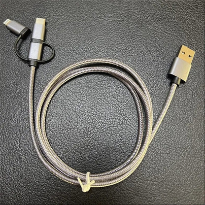 Knotted 3-in-1 Braided Charging Cable