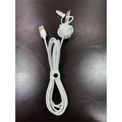 Knotted 3-in-1 Braided Charging Cable