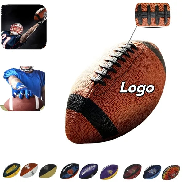 Official Size Durable PVC American Football Ball-3/6/9