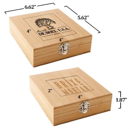 4-Piece Bamboo Wine Tool Set