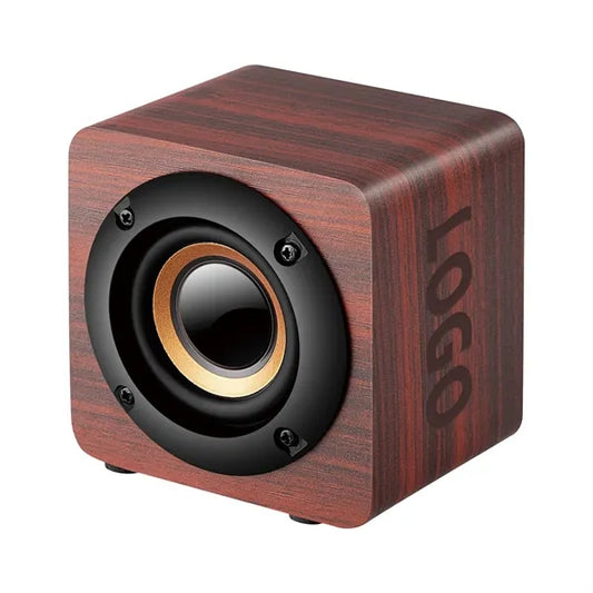 Classic Square Wooden Wireless Speaker