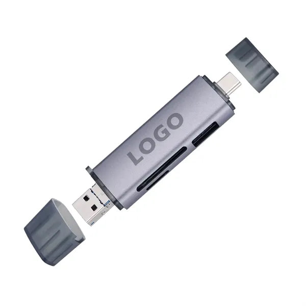 Aluminum Alloy Multi-Function Six-in-One Card Reader