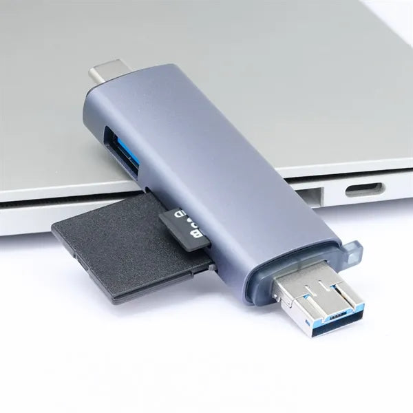 Aluminum Alloy Multi-Function Six-in-One Card Reader