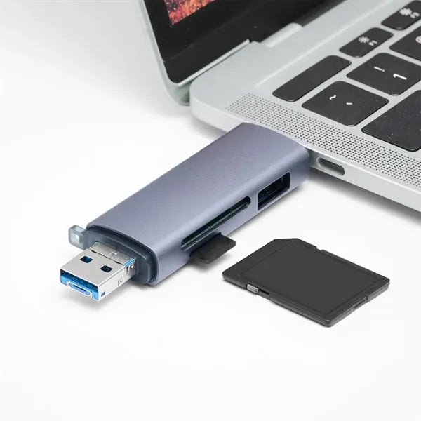 Aluminum Alloy Multi-Function Six-in-One Card Reader