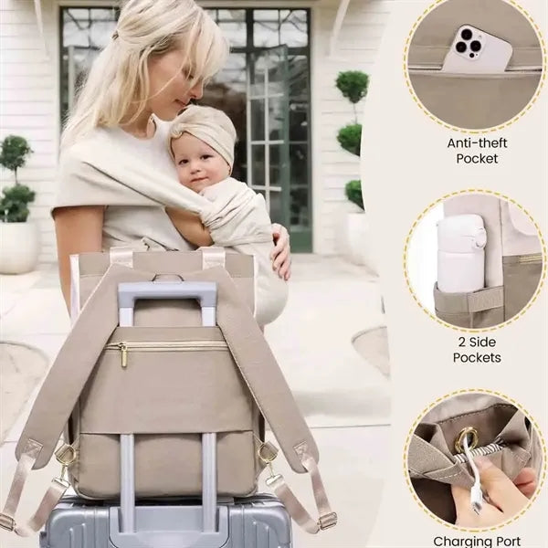 6-in-1 Multifunctional Diaper Bag