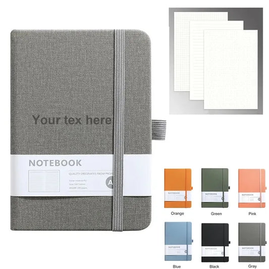 A5 Graph Grid Paper Hardcover Notebook Journal