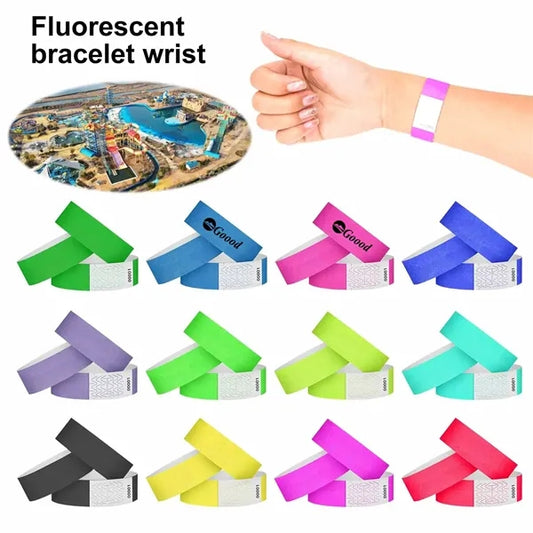 Events Colored Paper Wristbands