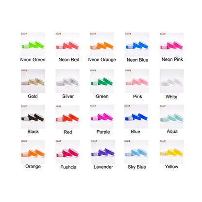 Events Colored Paper Wristbands