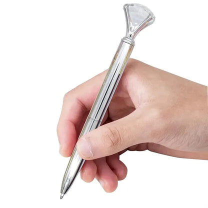 Multicolor Crystal Diamond Metal Ballpoint Pen