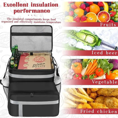 Large Pizza Delivery Bag