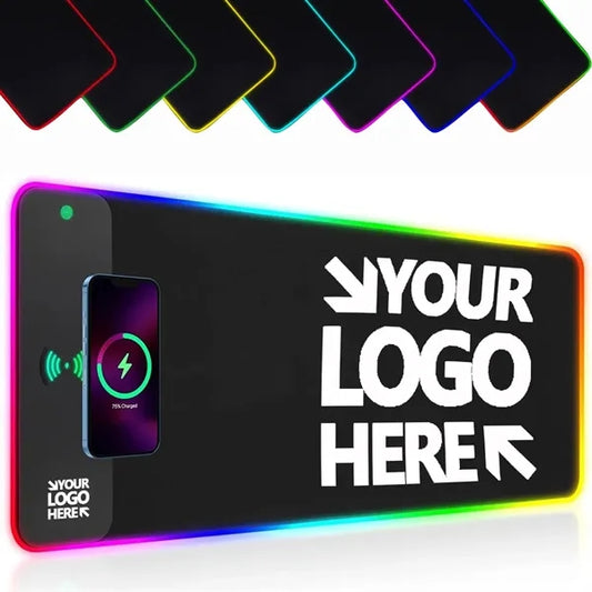 RGB Mouse Pad with Wireless Charging