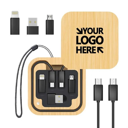 Wooden Multi USB Adapter Kit