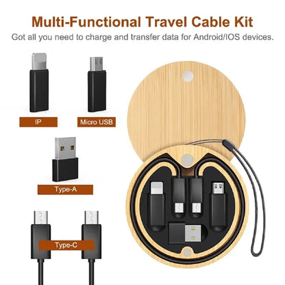 Wooden Multi USB Adapter Kit