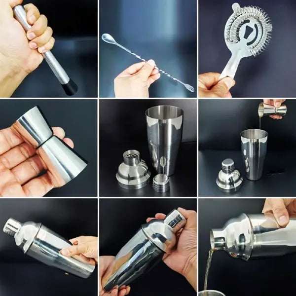 Stainless Steel Cocktail Shaker Set 5PCS