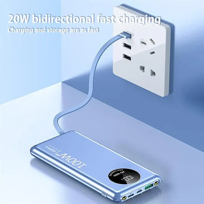 10000mah LED Display External Battery Pack Phone Charger