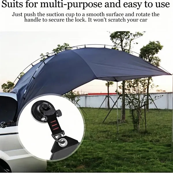Heavy Duty Suction Hooks 22LB Capacity Rotating Camping Car