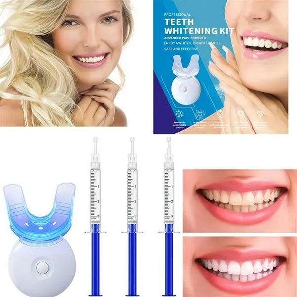 Teeth Whitening Kit LED Light 35 Percent Carbamide Gel Syste