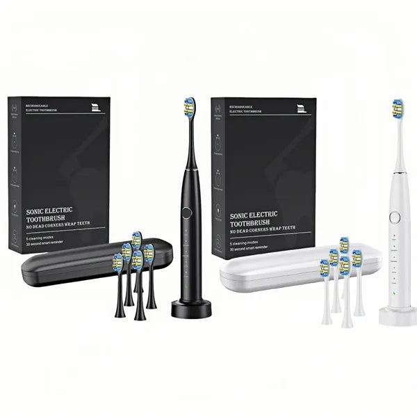 Sonic Electric Toothbrush Rechargeable 5 Modes Waterproof Tr