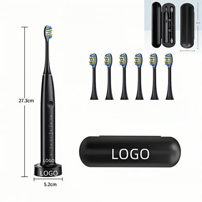 Sonic Electric Toothbrush Rechargeable 5 Modes Waterproof Tr
