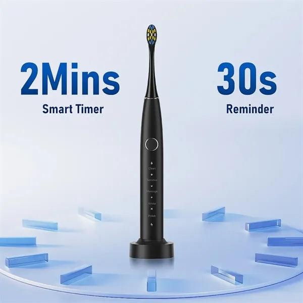 Sonic Electric Toothbrush Rechargeable 5 Modes Waterproof Tr