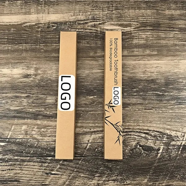 Eco Friendly Bamboo Toothbrush Soft Bristles Natural Wooden