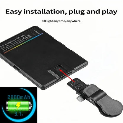60 LED Dual Clip Selfie Light 3 Modes