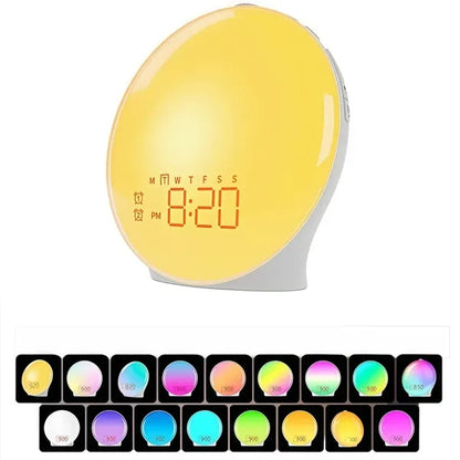 Dual Alarm Sunrise Sunset Lamp