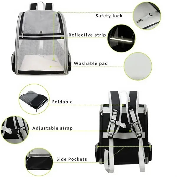Ventilated Comfort Pet Carrier Backpack