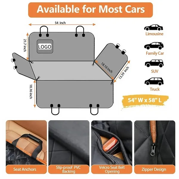 Convertible Waterproof Dog Hammock Cover