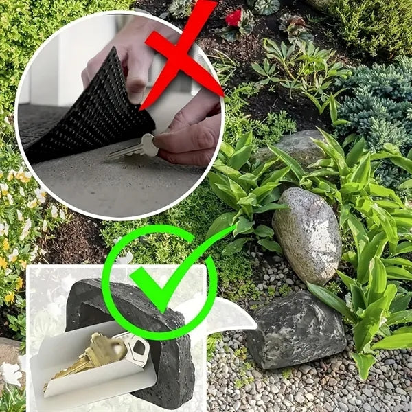 Outdoor Fake Rock Key Hider