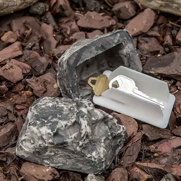 Outdoor Fake Rock Key Hider
