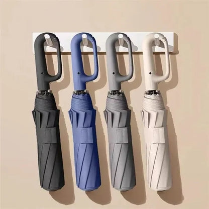 Automatic Open Compact Folding Buckle Sun Umbrella