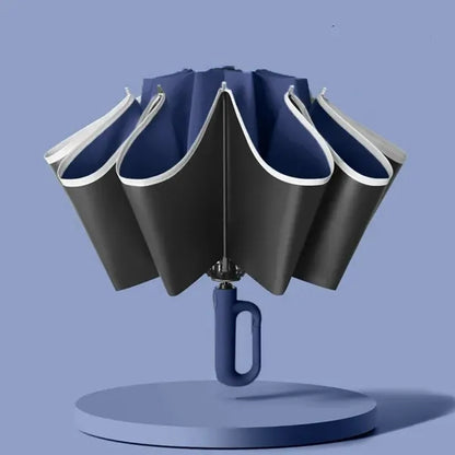 Automatic Open Compact Folding Buckle Sun Umbrella