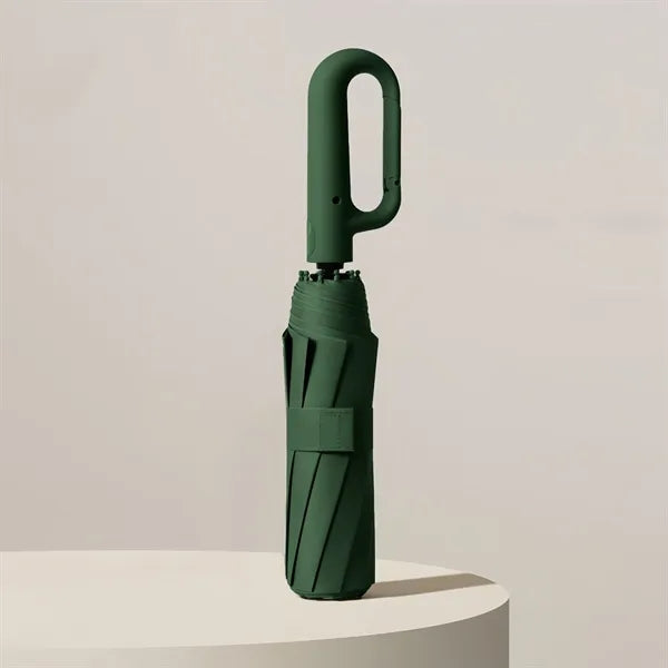 Automatic Open Compact Folding Buckle Sun Umbrella