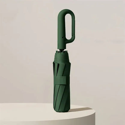 Automatic Open Compact Folding Buckle Sun Umbrella