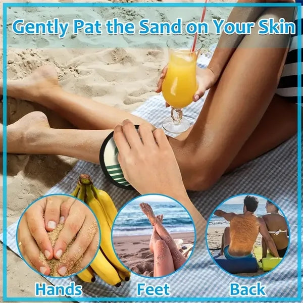 Gentle skin-friendly beach essential summer sand remover bag