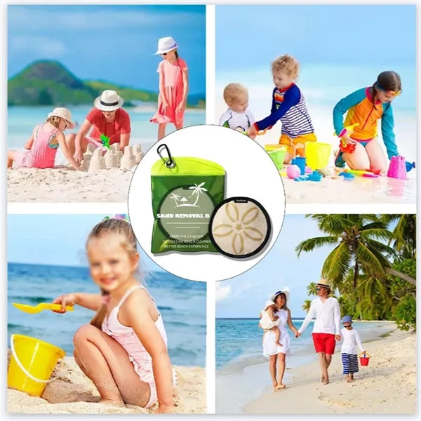 Gentle skin-friendly beach essential summer sand remover bag