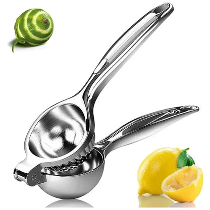 Citrus Juicer Handheld Metal Lemon Hand Press Squeezer