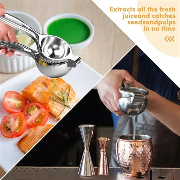 Citrus Juicer Handheld Metal Lemon Hand Press Squeezer