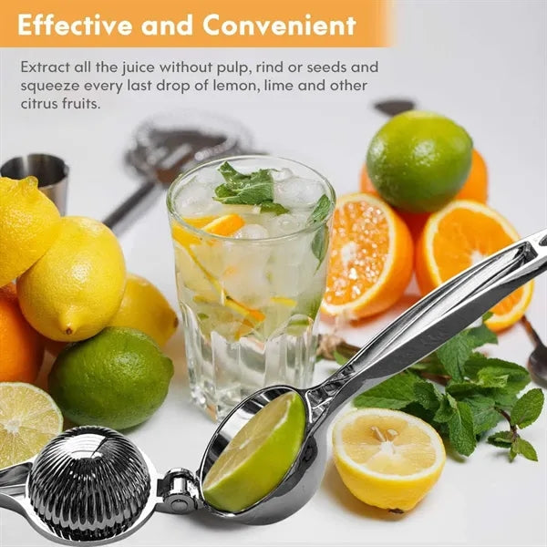 Citrus Juicer Handheld Metal Lemon Hand Press Squeezer